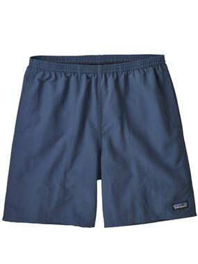 Patagonia Men's Baggies Longs 7" Shorts in Navy Stone Blue Size Large